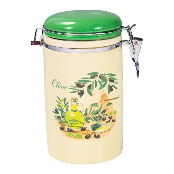 Pojemnik ceramiczny z wieczkiem Olive