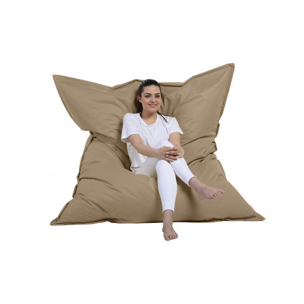 Beżowy ogrodowy worek do siedzenia Giant – Floriane Garden-image-3