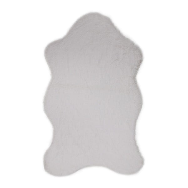 Biały dywan ze sztucznej skóry Tavsantuyu White, 100x160 cm