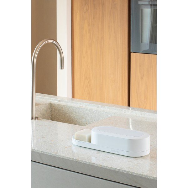 Biały plastikowy stojak na akcesoria do mycia naczyń SinkStyle – Brabantia-image-2