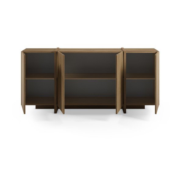 Komoda w dekorze dębu w naturalnym kolorze 180x79x40 cm Volia – Marckeric-image-3