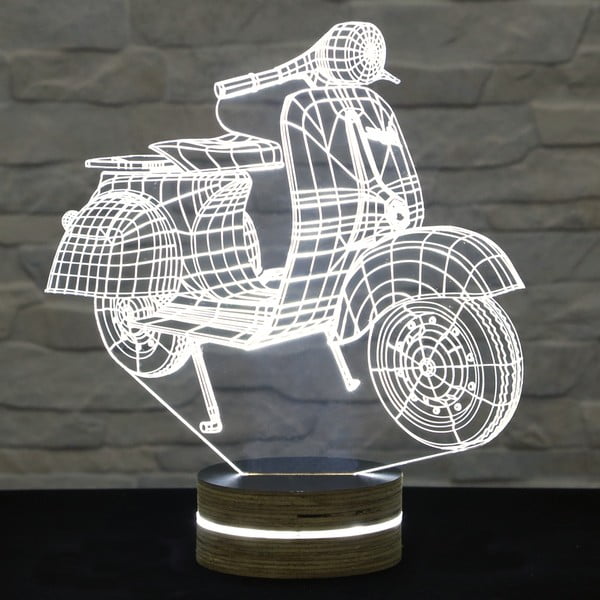 Lampa 3D stołowa Motocycle