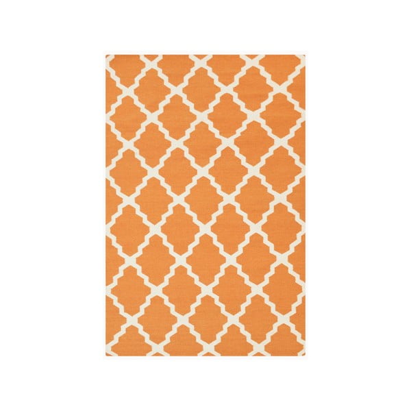 Ręcznie tkany dywan Kilim Jasmina Orange, 160x230 cm