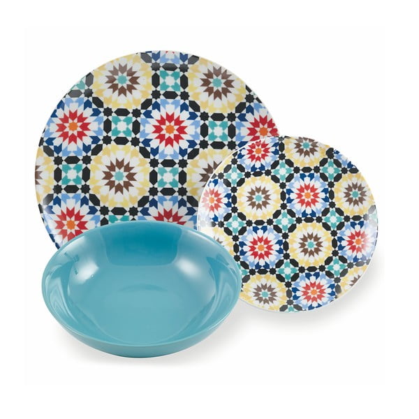 Porcelanowy zestaw talerzy 18 szt. Marrakesh – VDE Tivoli 1996-image-3