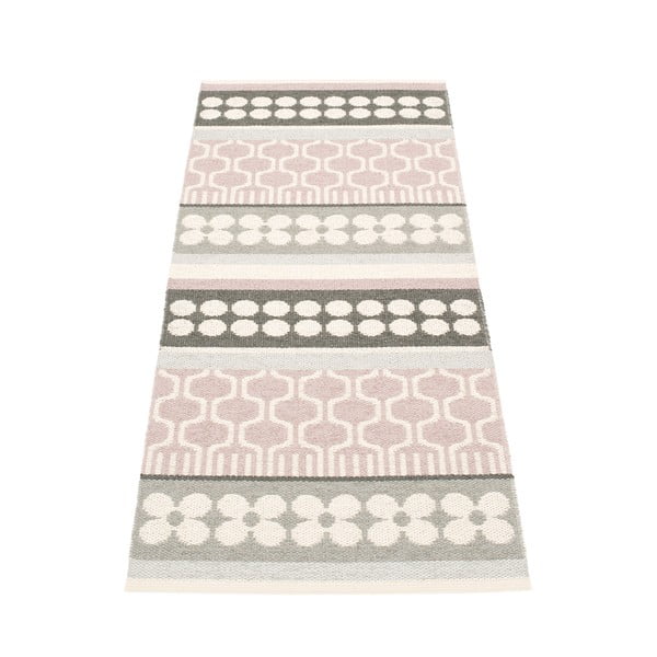 Jasnoróżowo-szary chodnik odpowiedni na zewnątrz 70x180 cm Asta Pale Rose – Pappelina