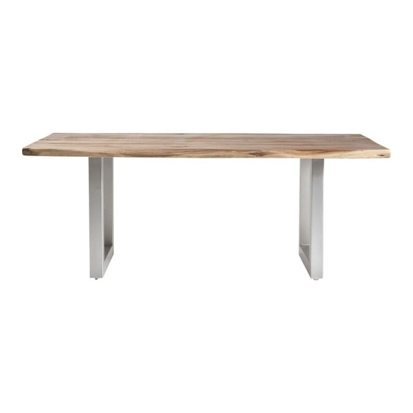 Stół do jadalni z blatem z drewna akacjowego Kare Design Line, 160x90 cm