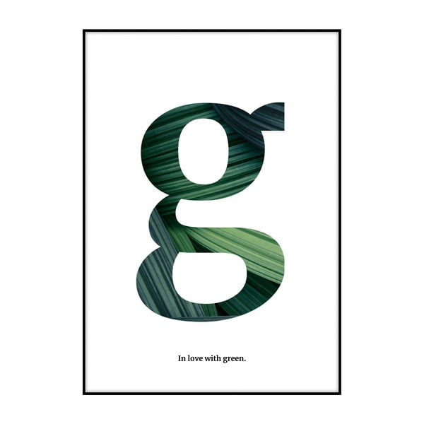 Plakat Imagioo In Love With Green, 40x30 cm