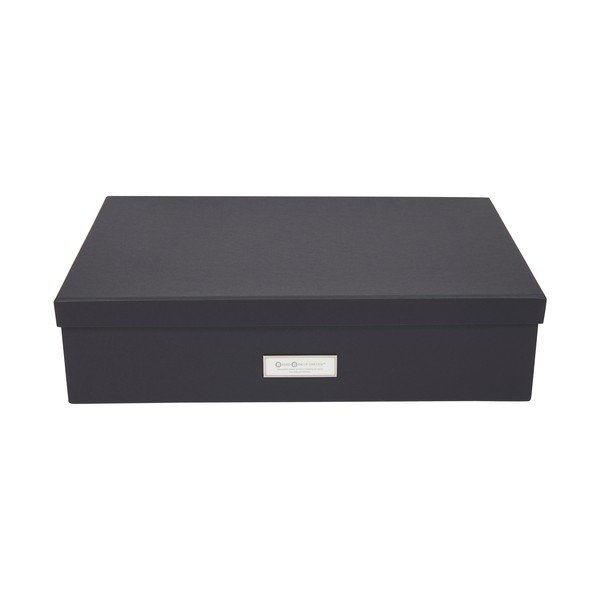 Ciemnoszare pudełko z przegródkami Bigso Box of Sweden Jakob-image-2