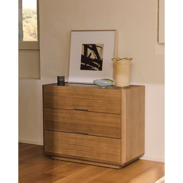 Żółty szklany wazon (wysokość 31 cm) Endasi – Kave Home-image-2