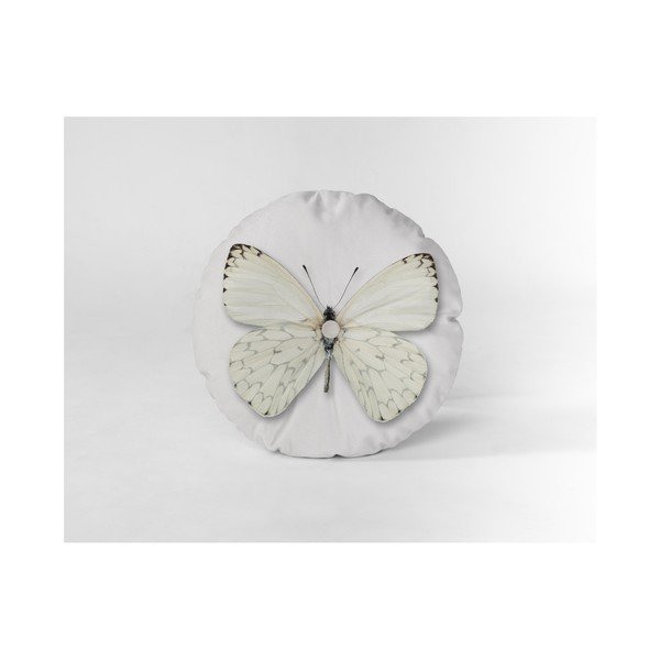 Aksamitna poduszka Really Nice Things Butterfly, ⌀ 45 cm-image-1