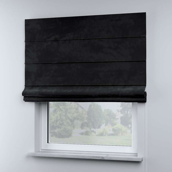 Czarna roleta rzymska 170x160 cm Posh Velvet – Yellow Tipi-image-1