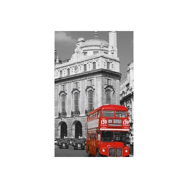Fotoobraz Red Bus, 51x81 cm