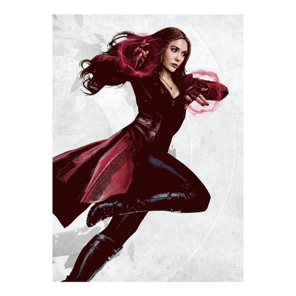 Plakat z blachy Civil War United We Stand - Scarlet Witch