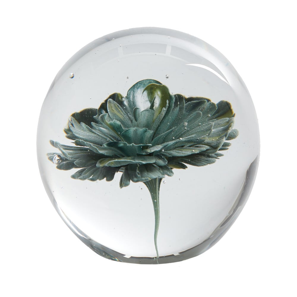 Szklany obciążnik do papieru (wysokość 8 cm) Flower – Light & Living