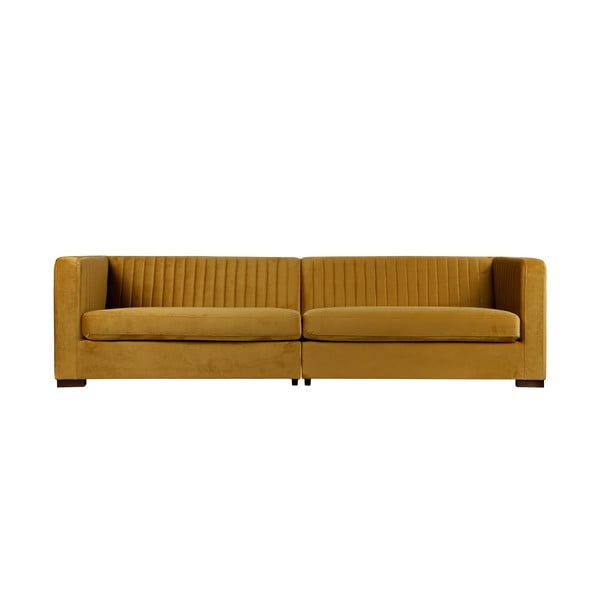 Ciemnopomarańczowa sofa BePureHome Nouveau