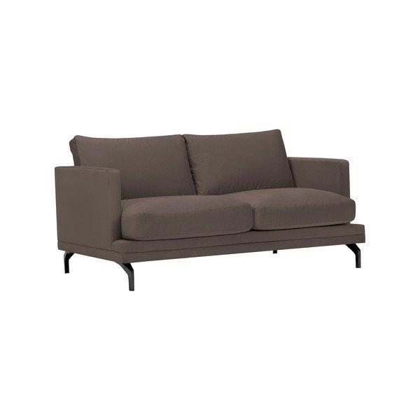 Brązowa sofa z czarną konstrukcją Windsor & Co Sofas Jupiter-image-1