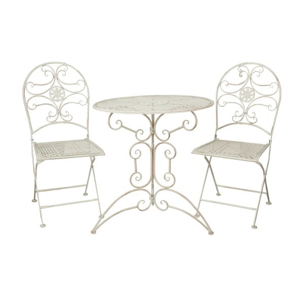 Stół i krzesła Vintage White