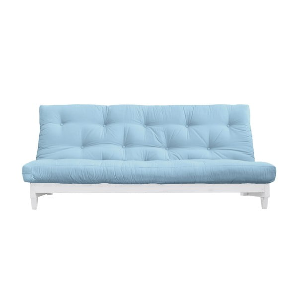 Sofa rozkładana Karup Design Fresh White/Light Blue