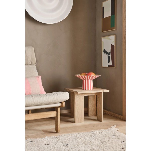 Stolik z litego drewna dębowego 40x40 cm Oy – OYOY Living Design-image-1