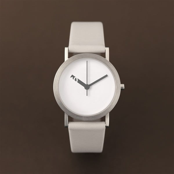 Zegarek Extra Normal White Leather, 32 mm
