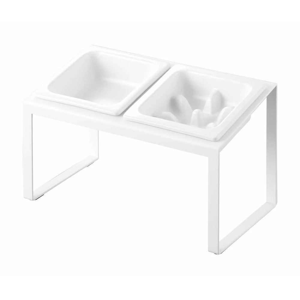 Zestaw misek ze stojakiem dla czworonoga ceramiczny Nooks – YAMAZAKI