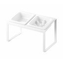 Zestaw misek ze stojakiem dla czworonoga ceramiczny Nooks – YAMAZAKI