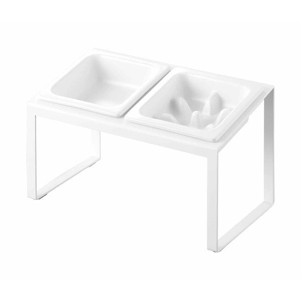 Zestaw misek ze stojakiem dla czworonoga ceramiczny Nooks – YAMAZAKI