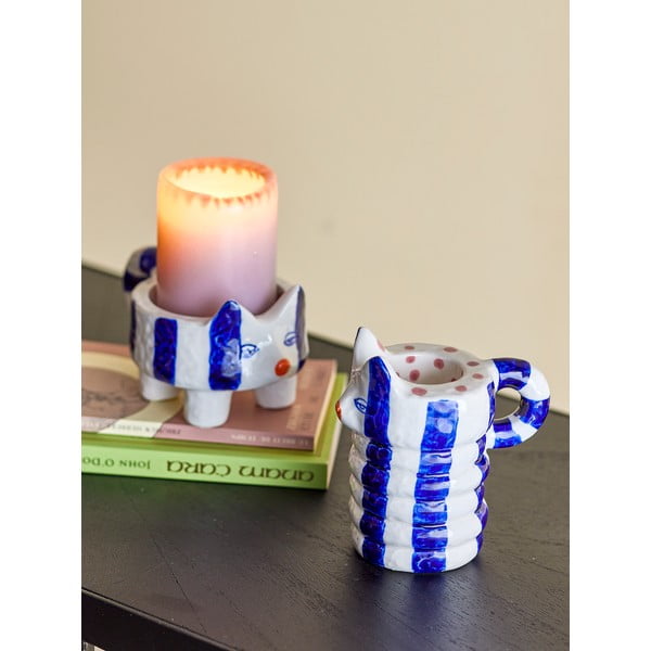 Kamionkowe świeczniki zestaw 2 szt. Caty – Bloomingville-image-1