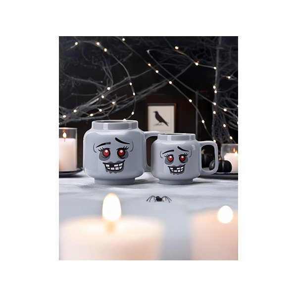 Szary ceramiczny kubek dla dzieci do latte 530 ml Zombie – LEGO®-image-2