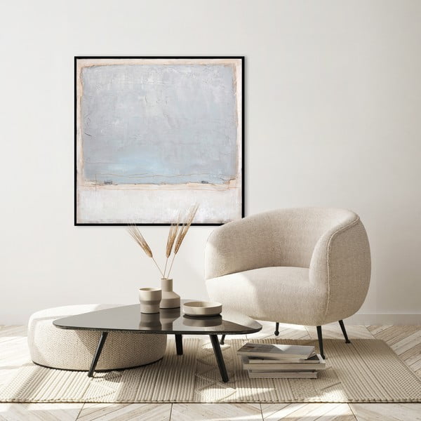 Ręcznie malowany obraz 100x100 cm Blue Inside    – Malerifabrikken-image-1