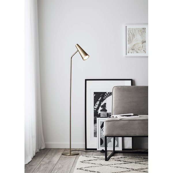 Lampa stojąca w kolorze złotym Peak – Markslöjd-image-1