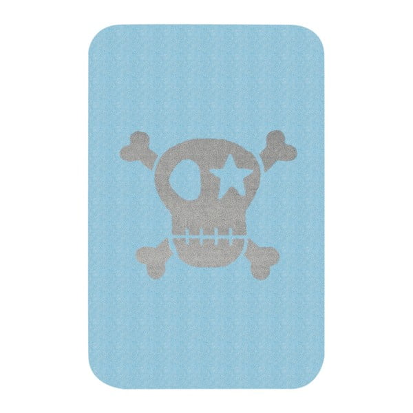 Niebieski dywan dziecięcy Zala Living Skull, 67x120 cm