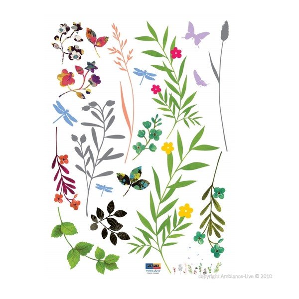 Naklejka Fanastick Grass and Butterflies-image-1