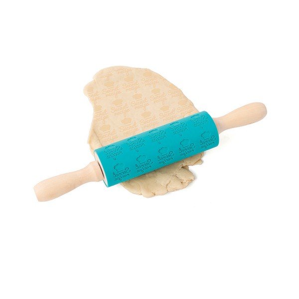 Wałek do ciasta z wymiennymi wzorami Message Rolling-image-2