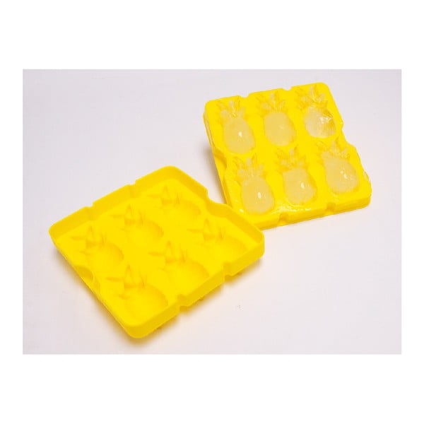 Żółta silikonowa foremka do lodu Original Products Pinapple