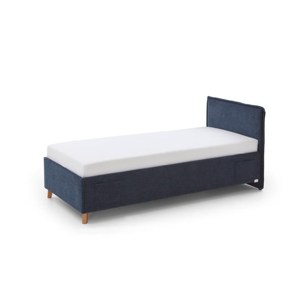 Ciemnoniebieskie łóżko dziecięce ze schowkiem 120x200 cm Fun – Meise Möbel