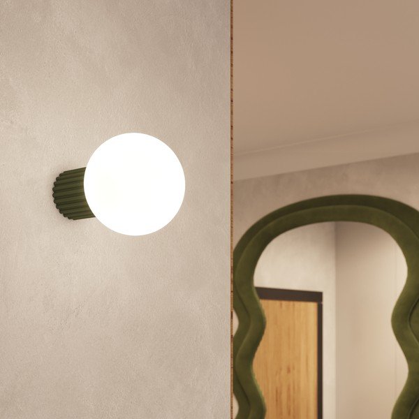 Zielony kinkiet ø 12 cm Orbital – Sollux-image-1