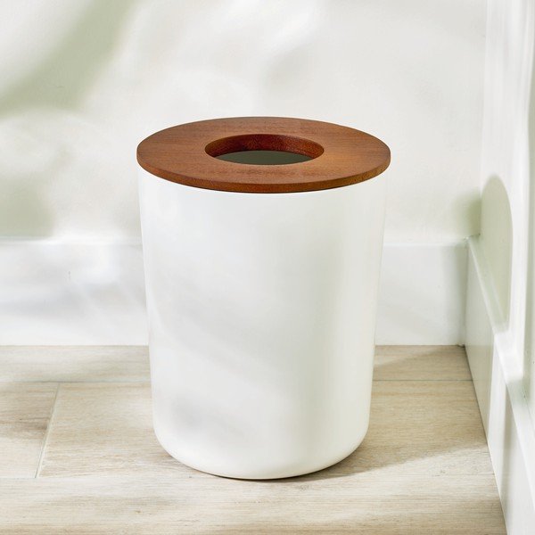 Biały kosz na śmieci iDesign Eco Vanity-image-1