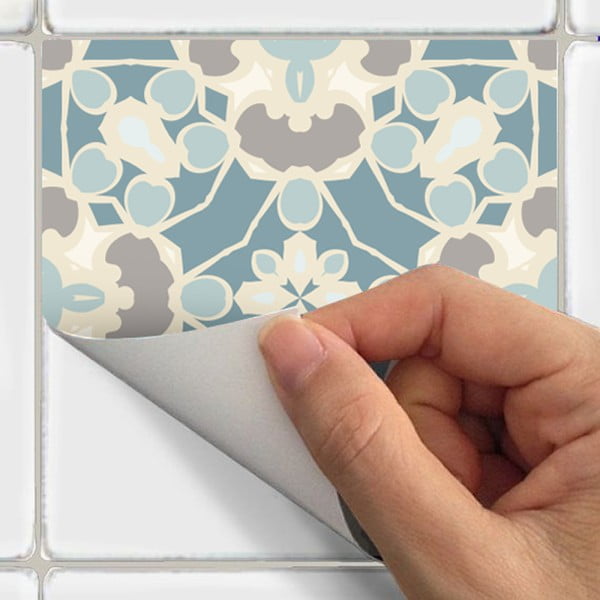 Zestaw 24 naklejek Ambiance Underwater Garden 15x15 cm-image-3