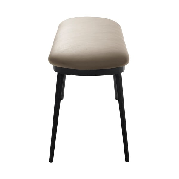 Beżowa  ławka z imitacji skóry Gain – Unique Furniture-image-2