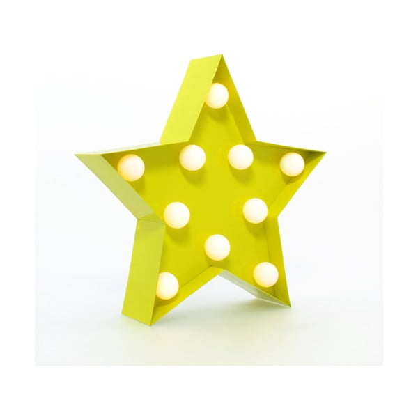 Światło dekoracyjne Carnival Star, żółte