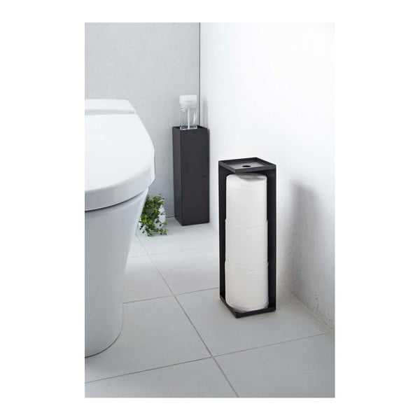Czarny stojak na papier toaletowy YAMAZAKI Tower-image-3