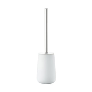 Biała porcelanowa szczotka do WC Nova − Zone