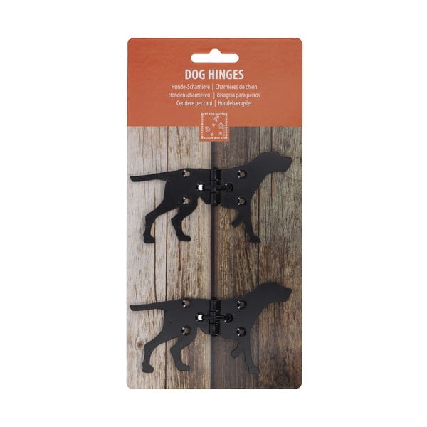 Metalowe zawiasy do drzwi 4 szt. Dog – Esschert Design-image-2