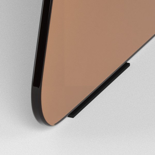 Brązowy szklany okrągły stolik ø 80 cm Samos – Actona-image-3