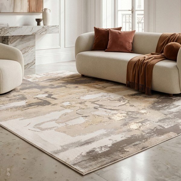Beżowy/kremowy dywan 160x220 cm Miro – Asiatic Carpets-image-1