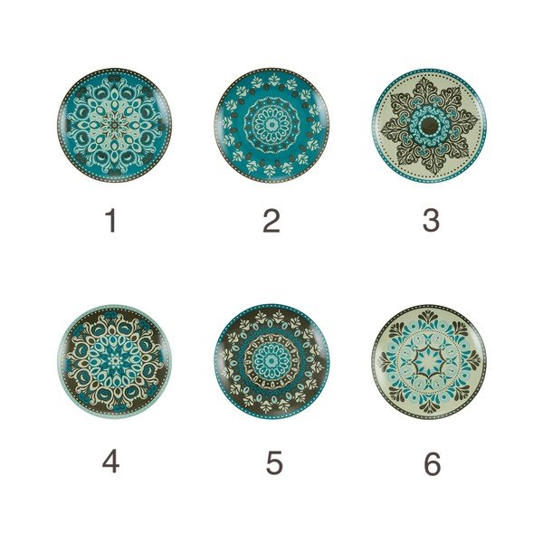 Porcelanowe talerzyki deserowe zestaw 6 szt. ø 19 cm Cala Jondal – VDE Tivoli 1996-image-2