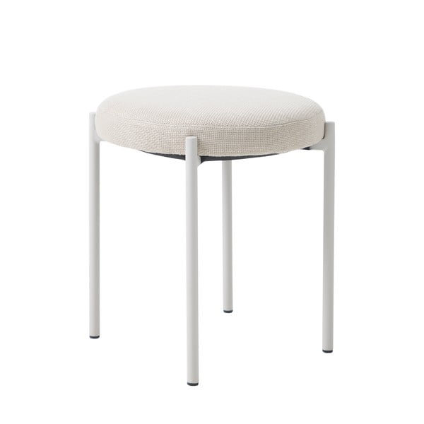 Kremowy metalowy stołek Pelican – Unique Furniture