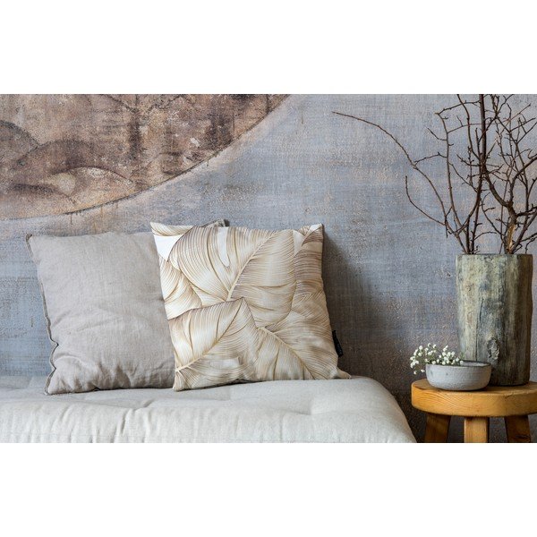 Poduszka dekoracyjna 45x45 cm Golden Leaves – Butter Kings-image-1