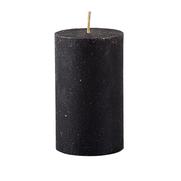 Czarna świeczka KJ Collection Konic, ⌀ 6x10 cm